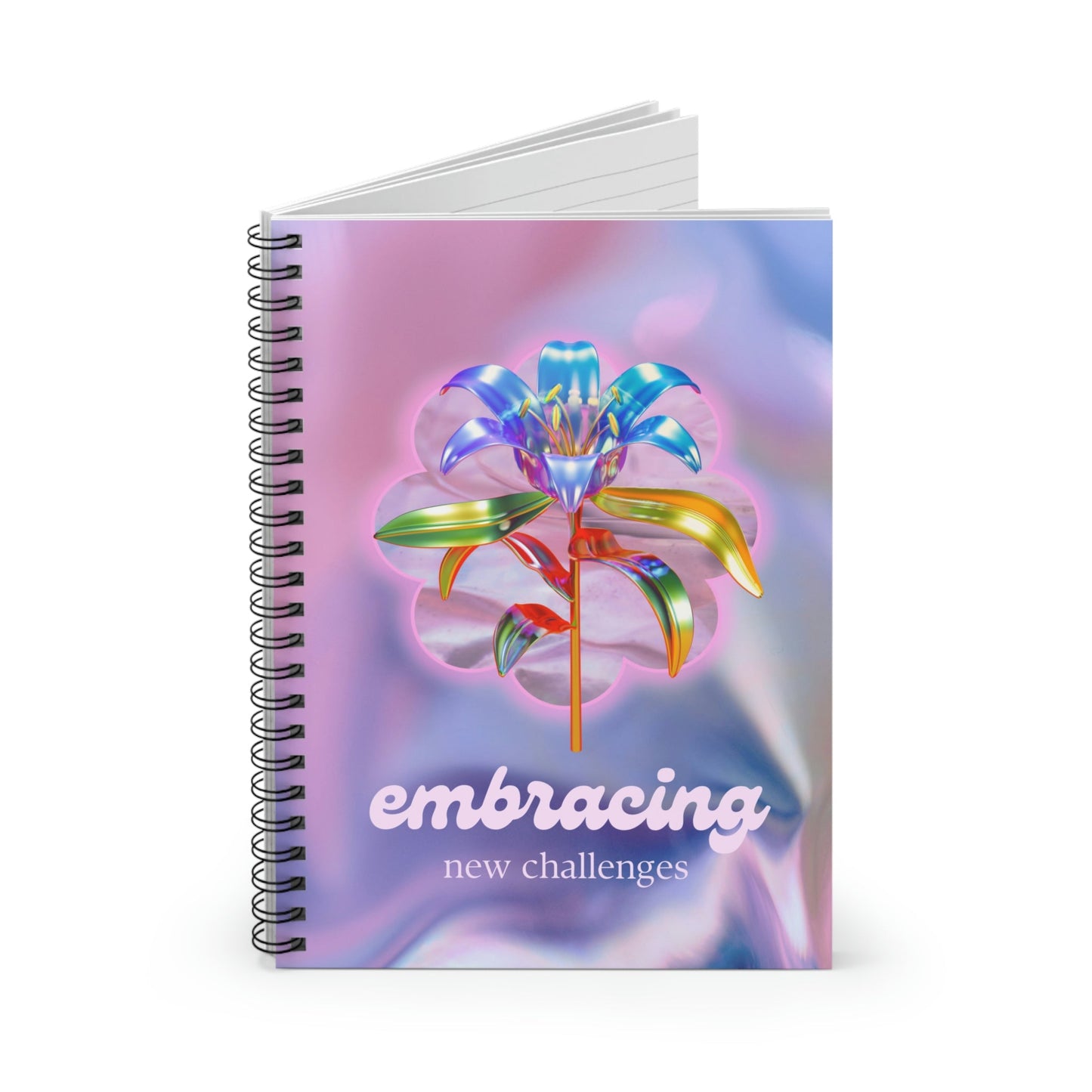 Embrace Fresh Obstacles Spiral Notebook