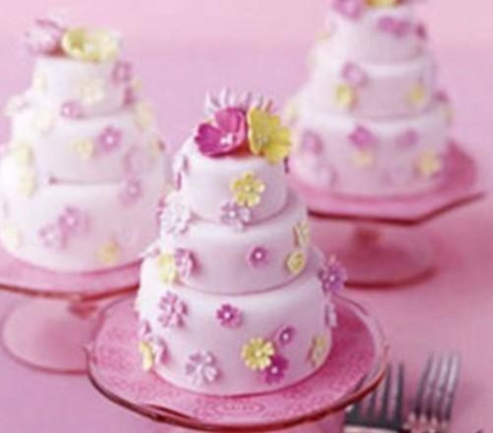 3-Tier Mini Cupcake Pudding Cake Mold - Set of 5 Pieces