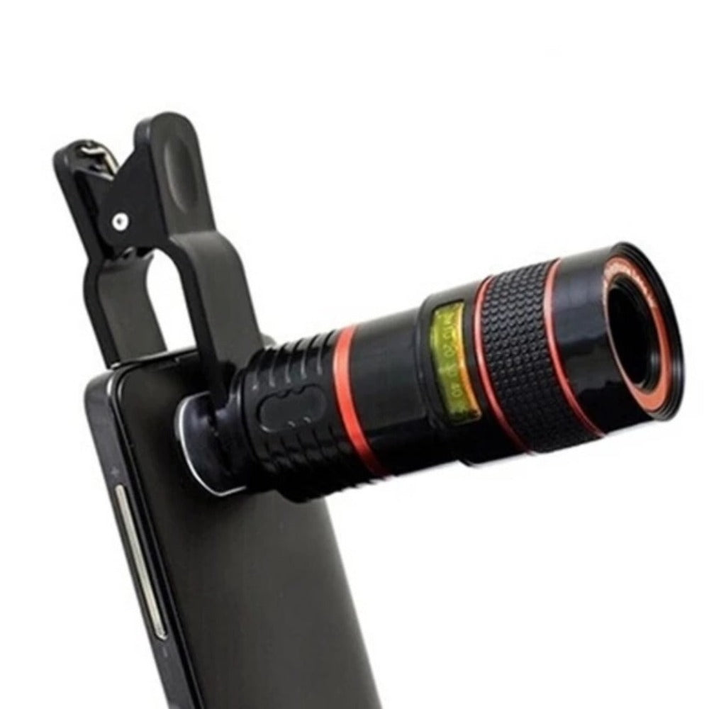 High-Definition Smartphone Lens with 8X Optical Zoom and Universal Clip