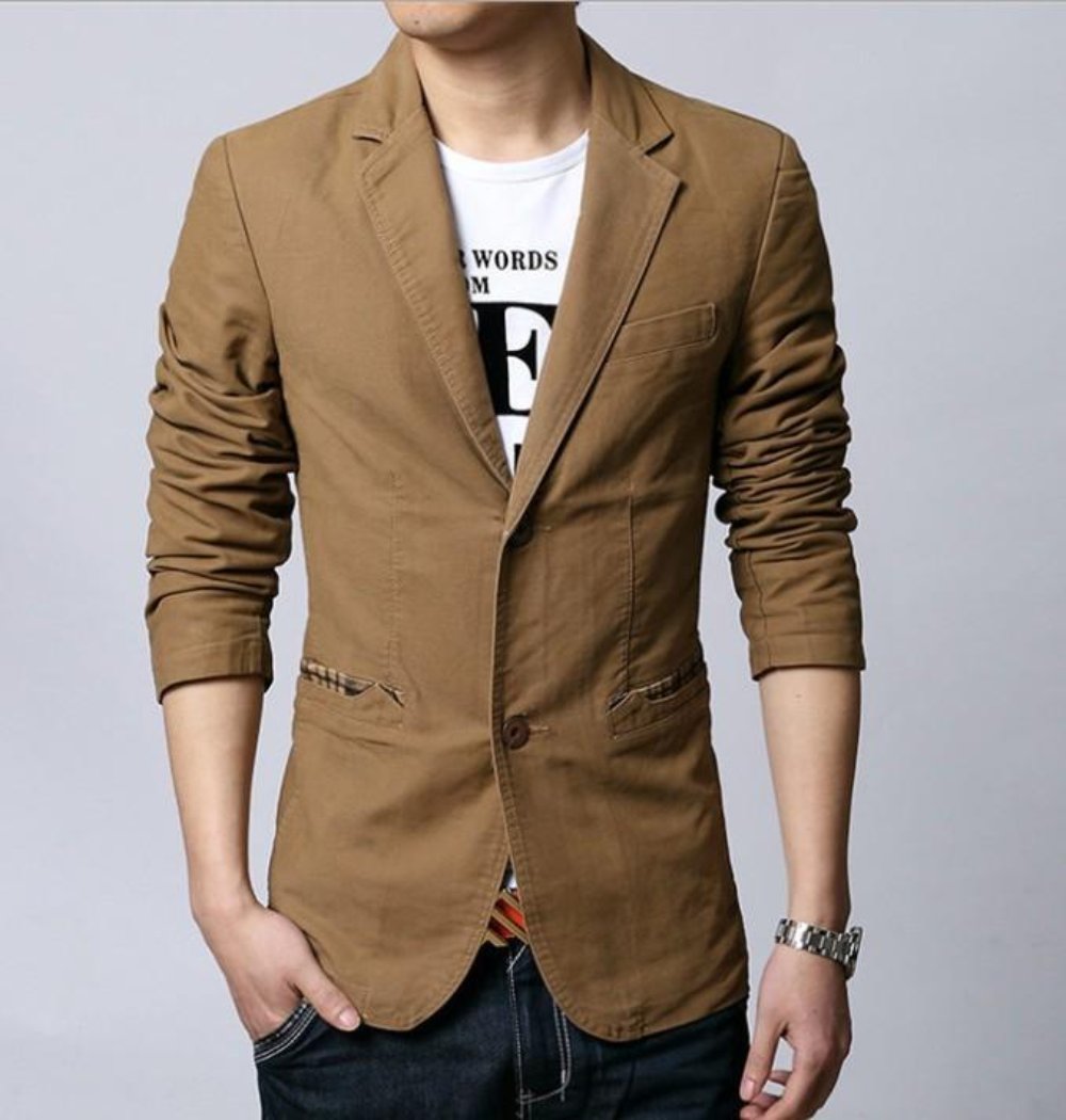 Casual Canvas Jacket for Men