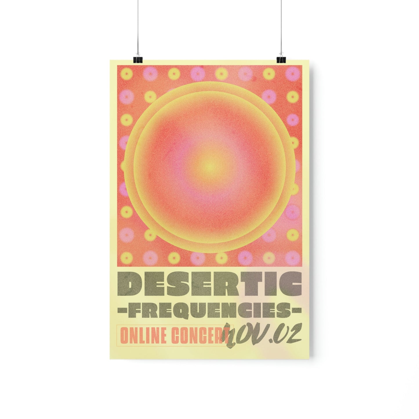 Gradient Poster Concert Experience Online