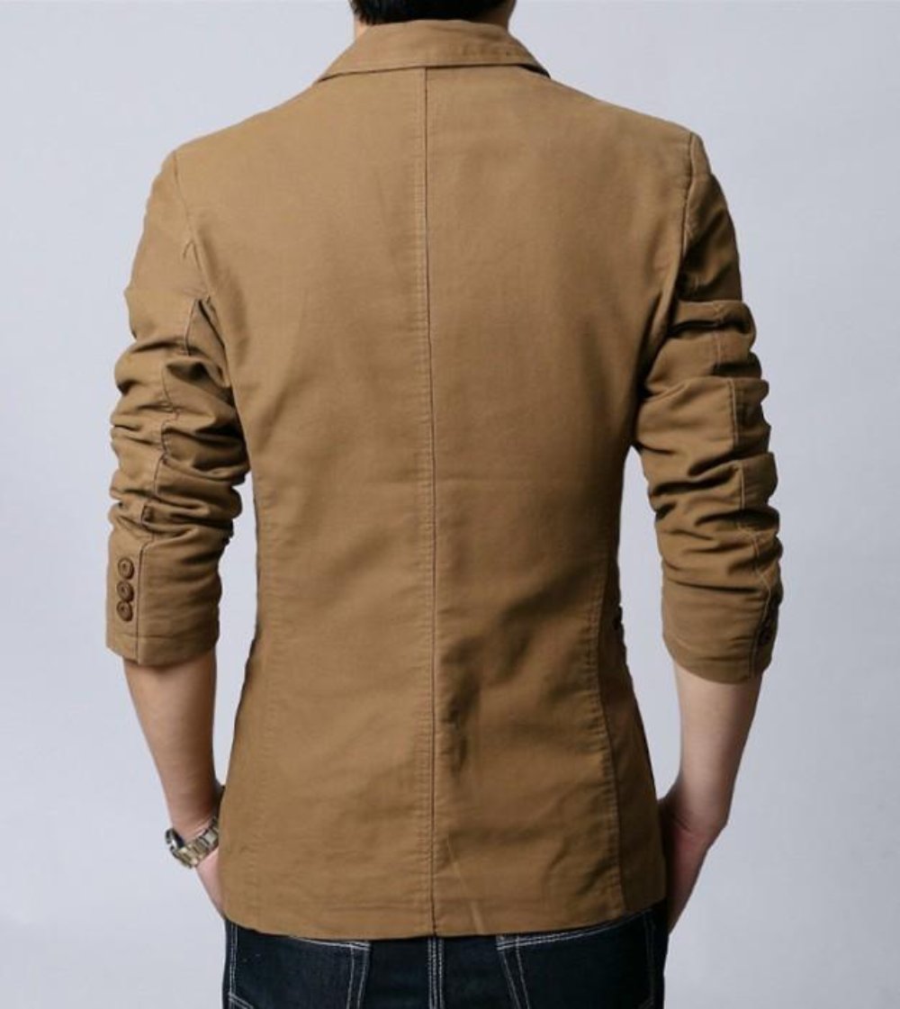 Casual Canvas Jacket for Men