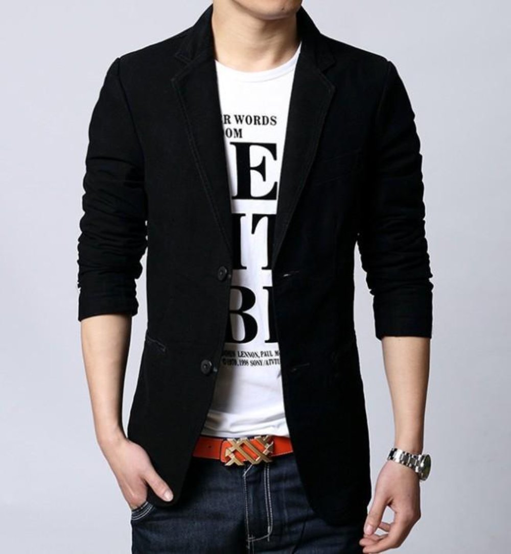 Casual Canvas Jacket for Men