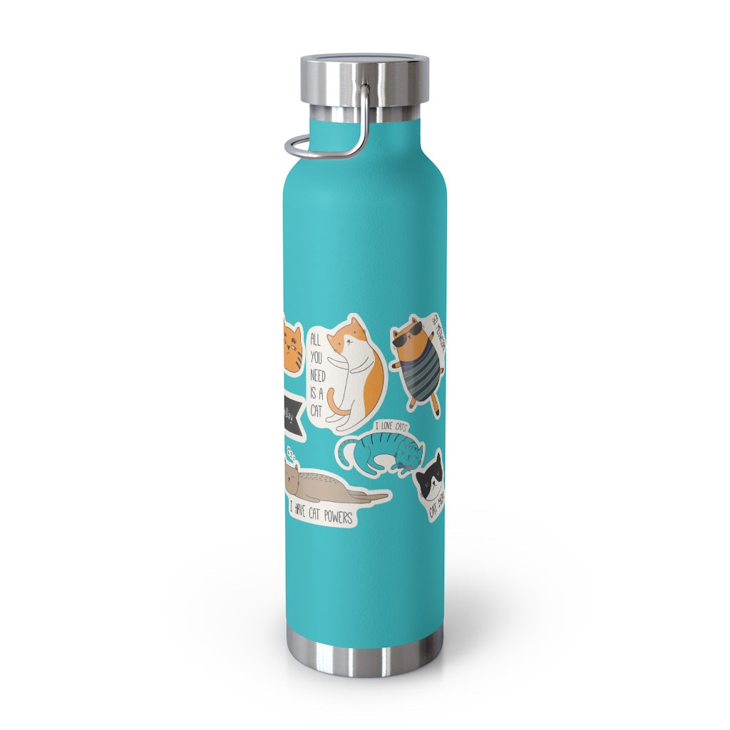 Cat Lover's Thermos Bottle - 22oz