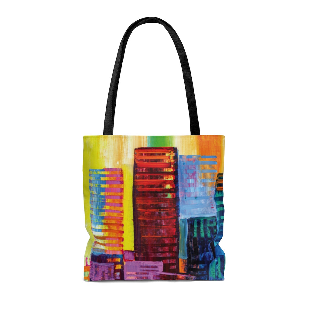 Cityscape Essentials Print Medium Tote Bag