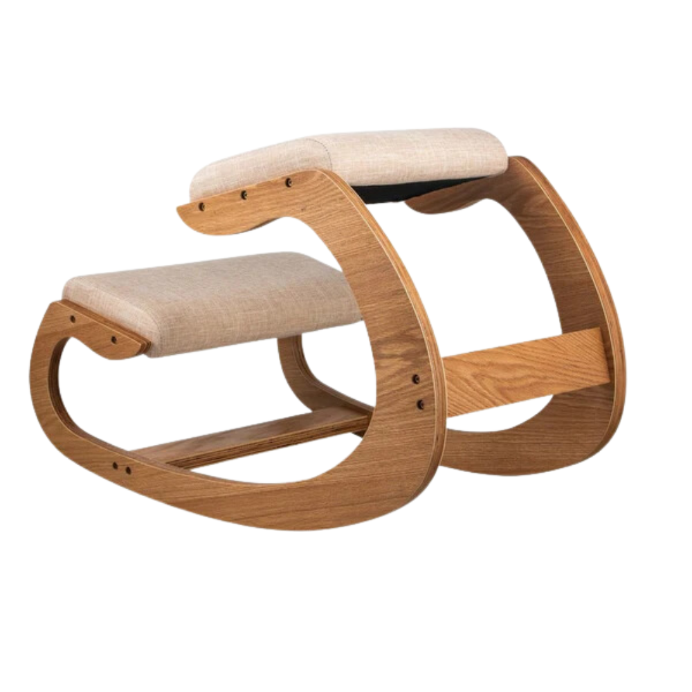 Ergonomic Rocking Kneeling Seat - Improved Comfort and Posture Support