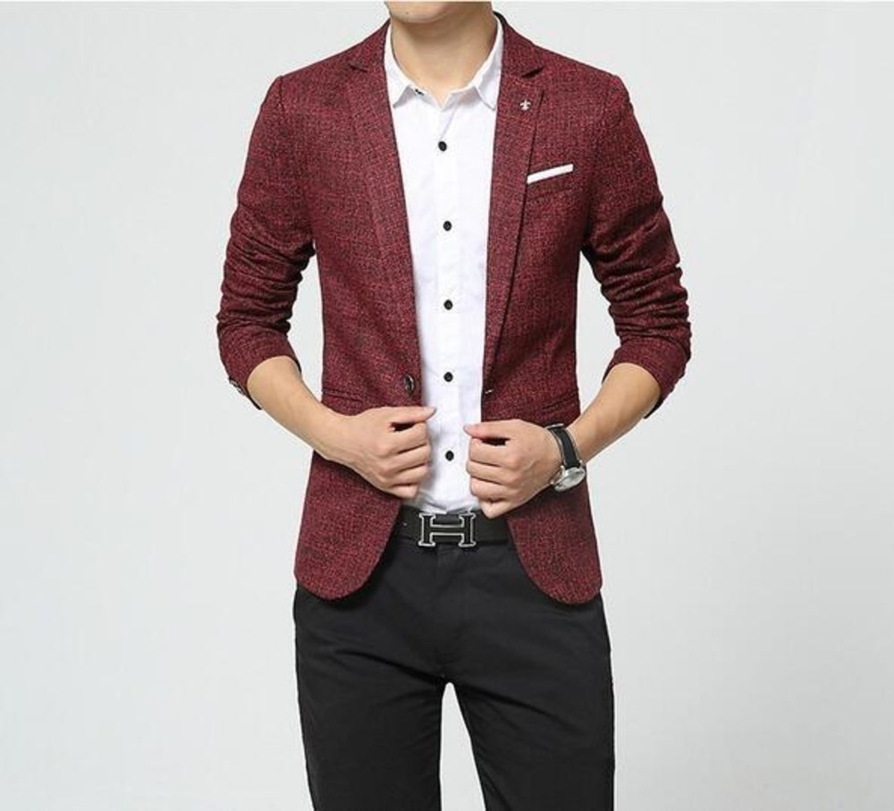 Houndstooth Classic Men's Blazer