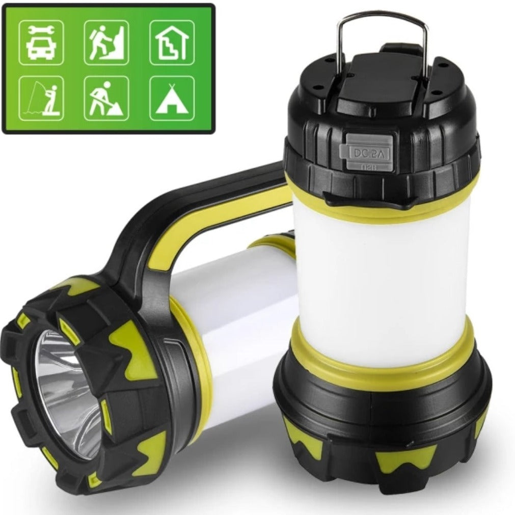 Multifunctional Portable LED Camping Lantern with Waterproof Features