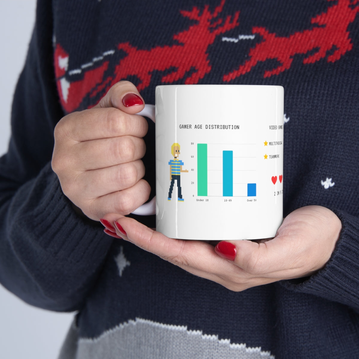 Infograph Mug for Gaming Enthusiasts