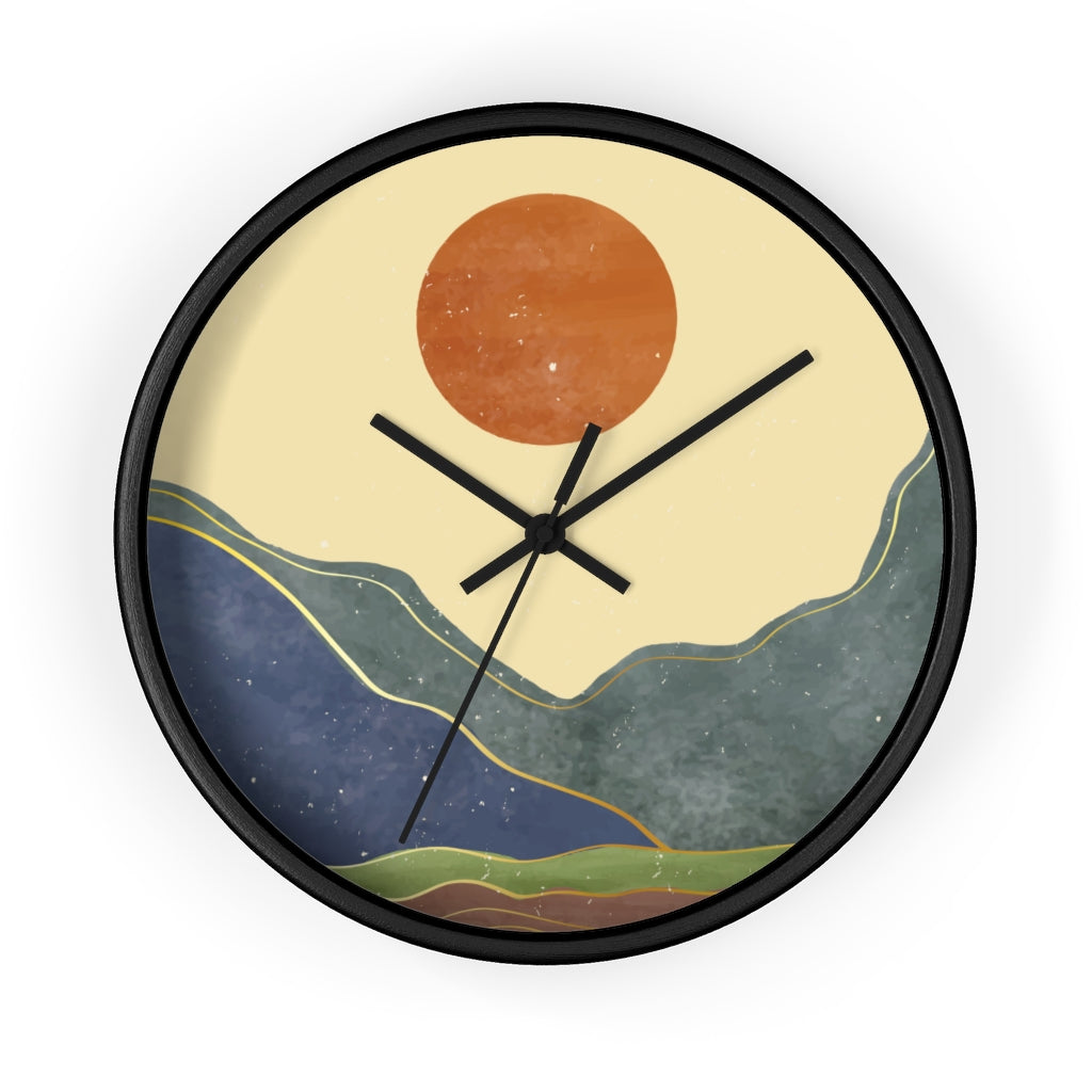 Wall Clock Inspired by the California Sunshine