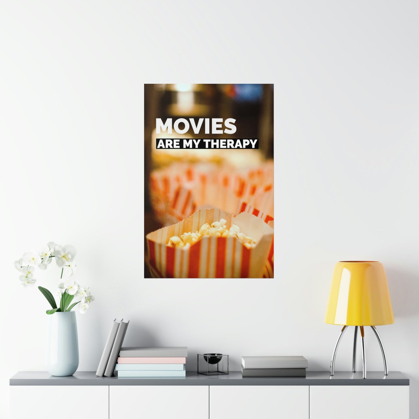 Movie Therapy Poster: A Cure for Your Cinema Addiction