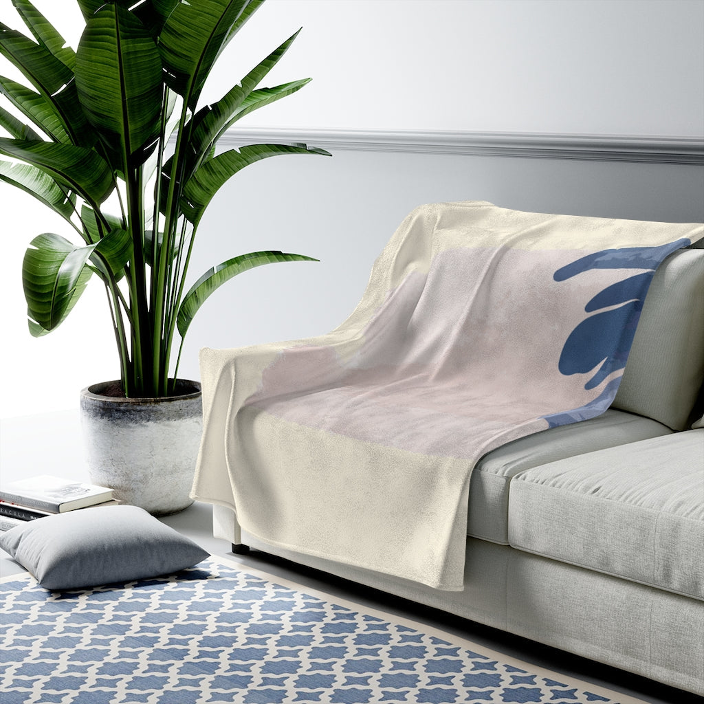 Abstract Blossom Cozy Blanket