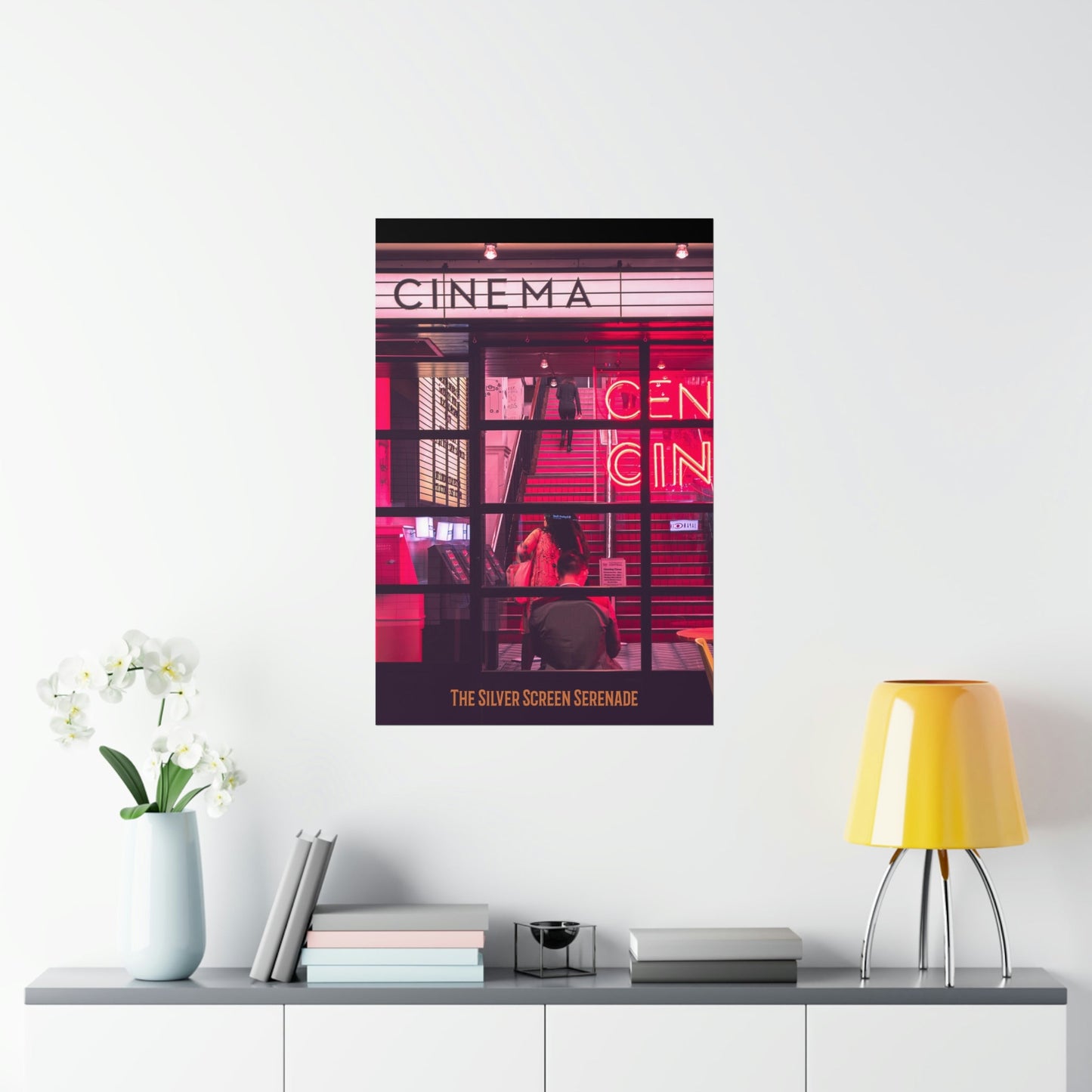 Vintage Movie Theme Print