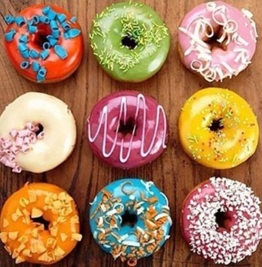 2-Piece Set of Silicone Donut Baking Molds