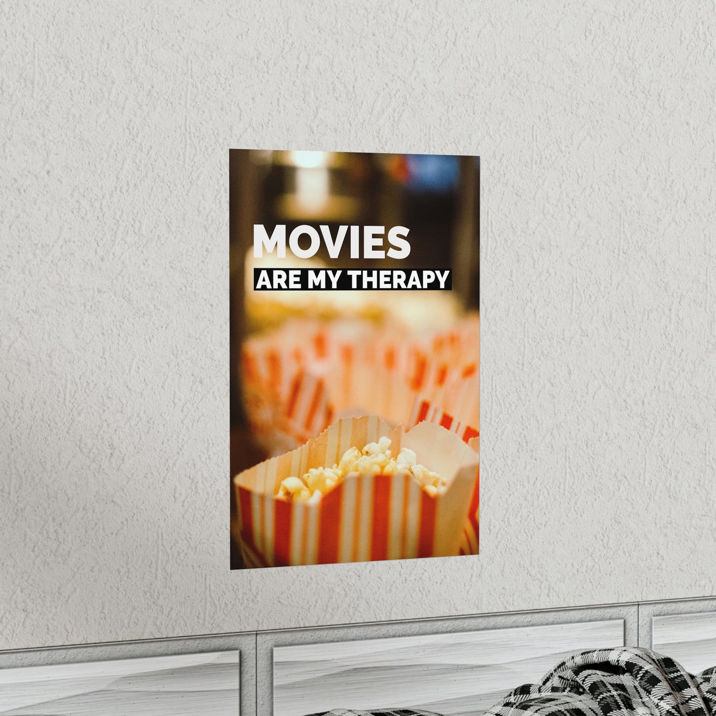 Movie Therapy Poster: A Cure for Your Cinema Addiction