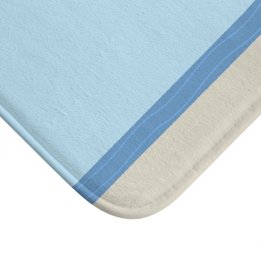 Ocean Adventure Sailboat Bath Mat