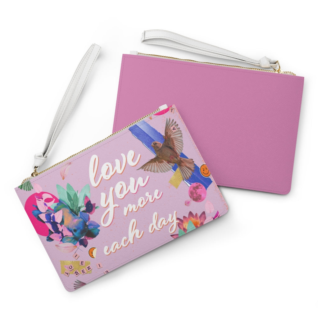 Floral Vegan Clutch Bag with Lovelier You