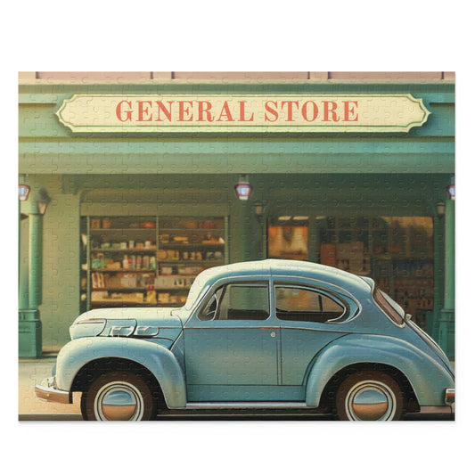 500-Piece Vintage Storefront Jigsaw Puzzle