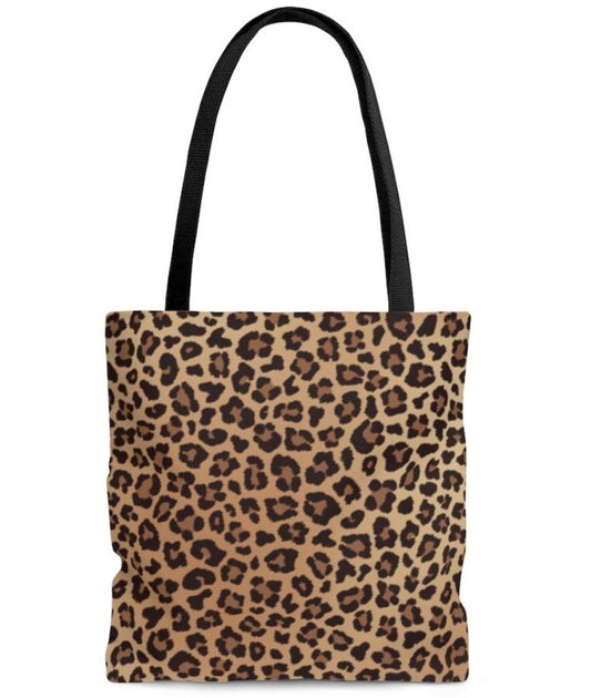 Leopard Print Animal Tote Bag - Clear Core Meaning, Different from Original