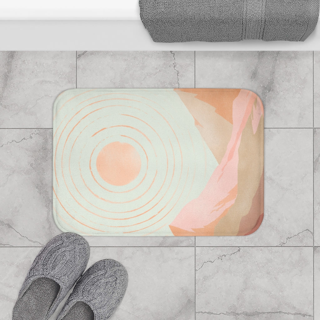 Desert Sun Bath Mat - Pink Home Accents