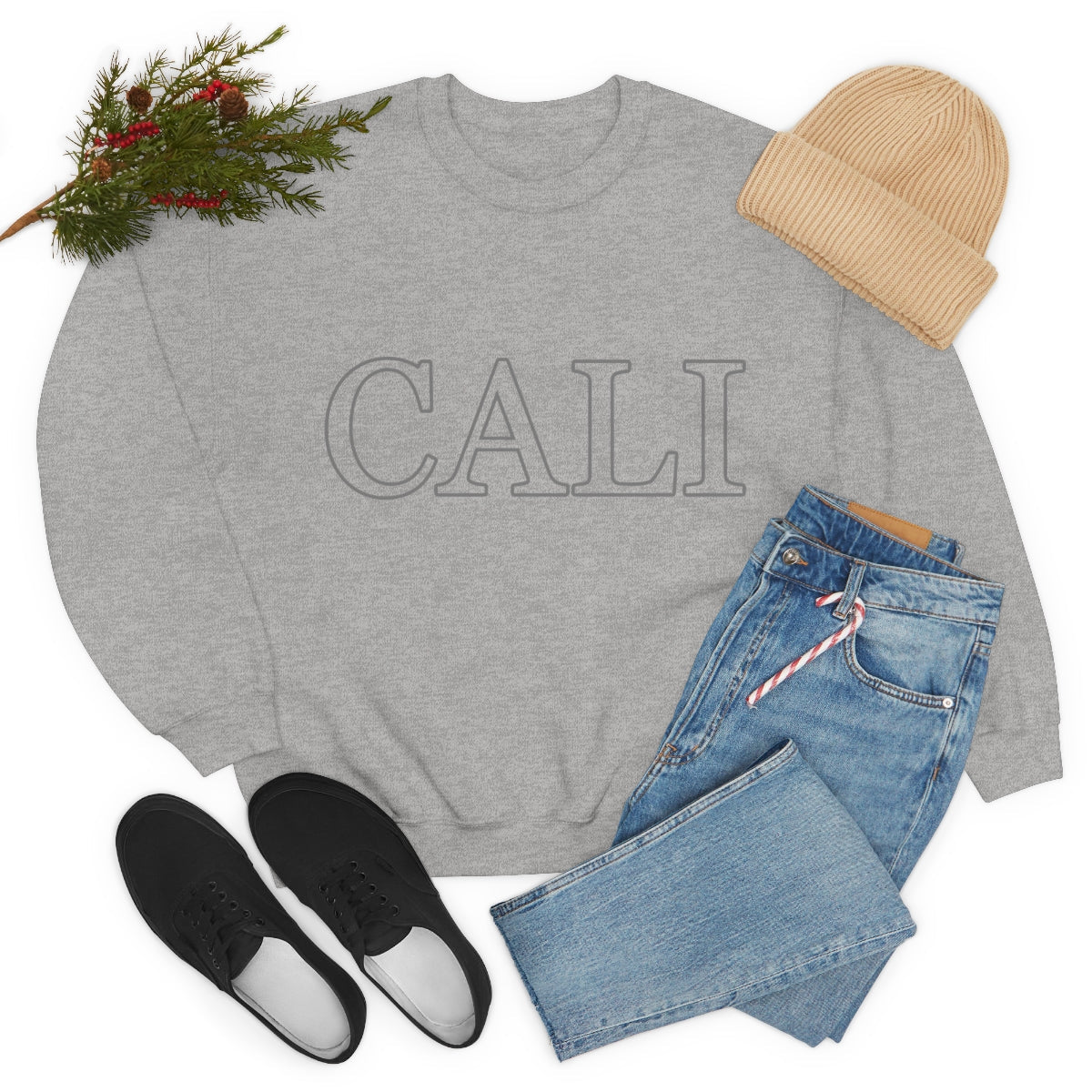 California State Women's Gray Crewneck Sweatshirt