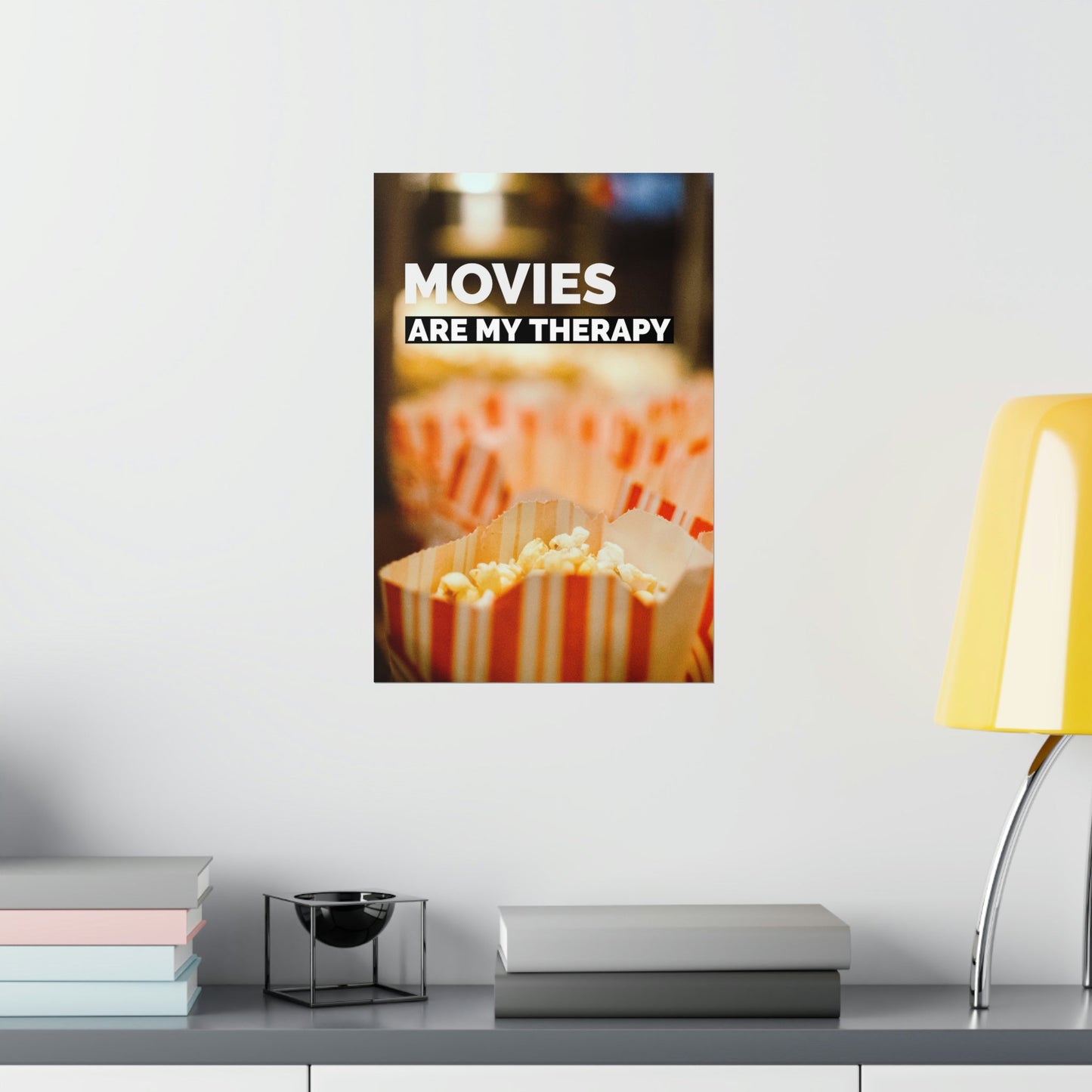 Movie Therapy Poster: A Cure for Your Cinema Addiction