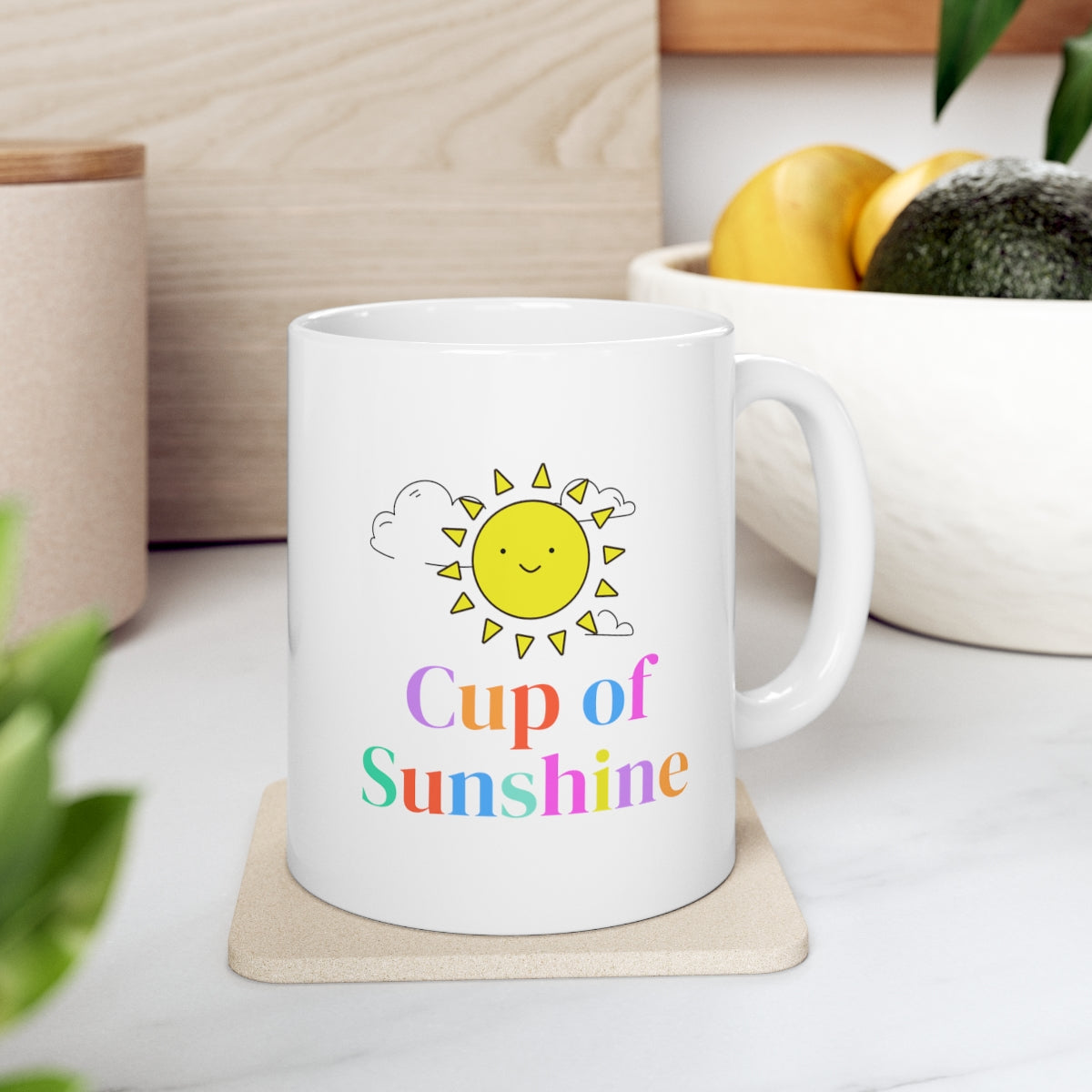 Positive Words Mug for a Brighter Day
