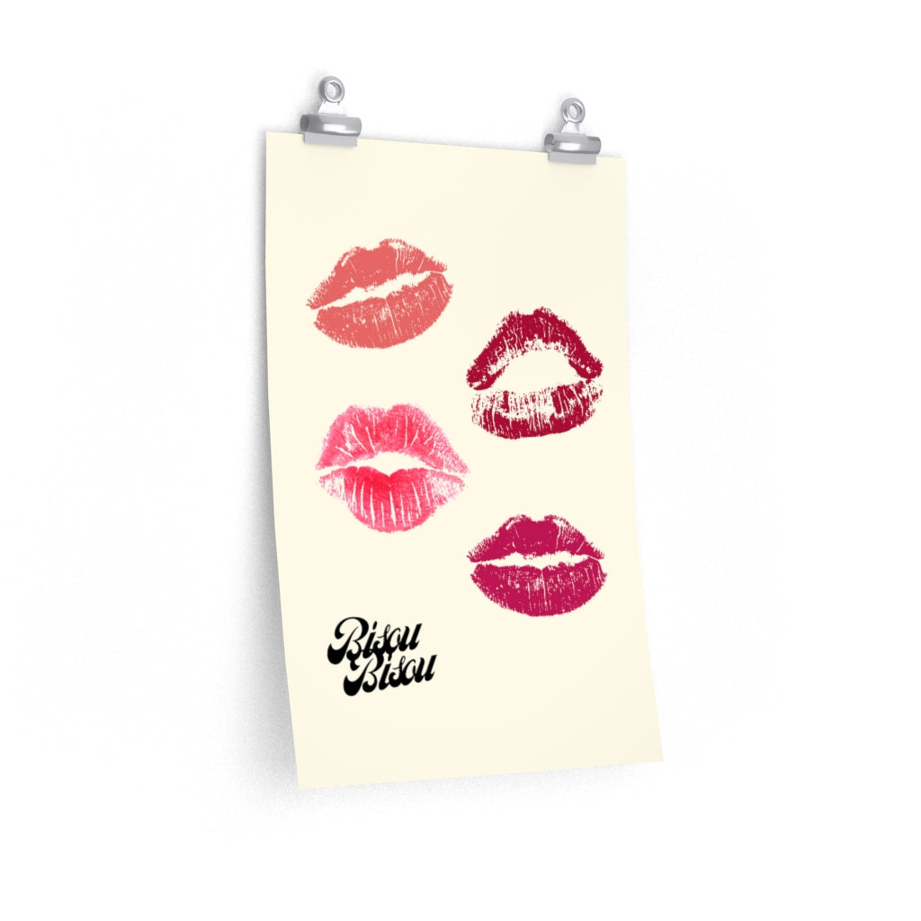 Kisses Bisou Bisou Poster