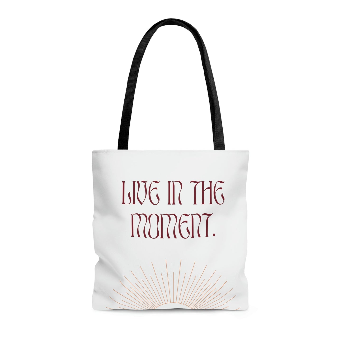 Medium Beach Tote Bag for Embracing the Present Moment