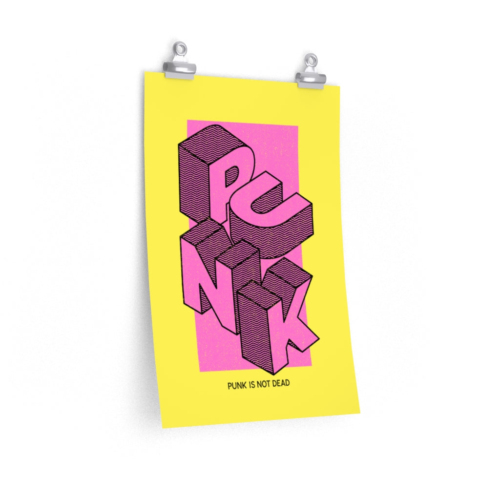 Retro Punk Lives Poster