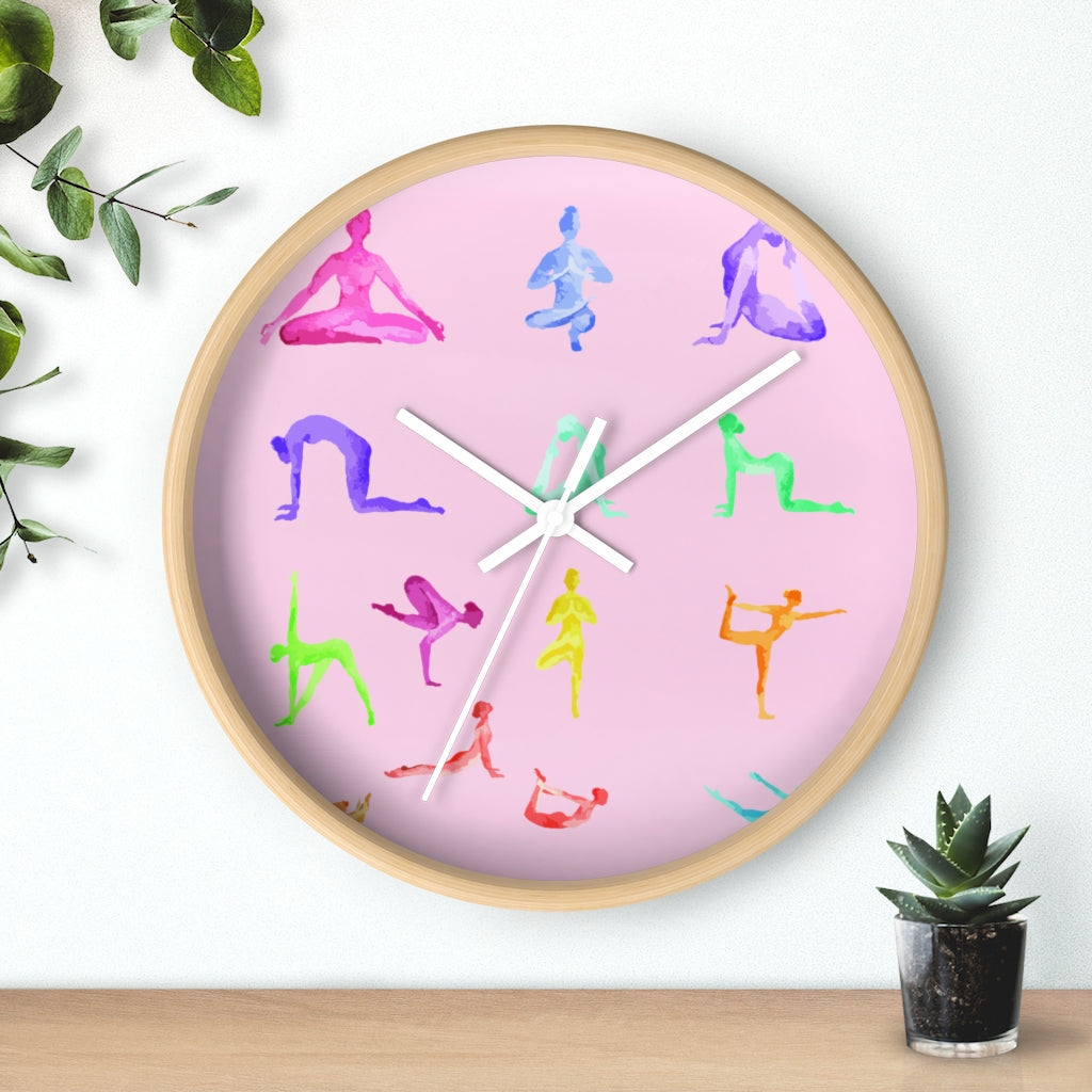 Wall Clock: Yoga Haven