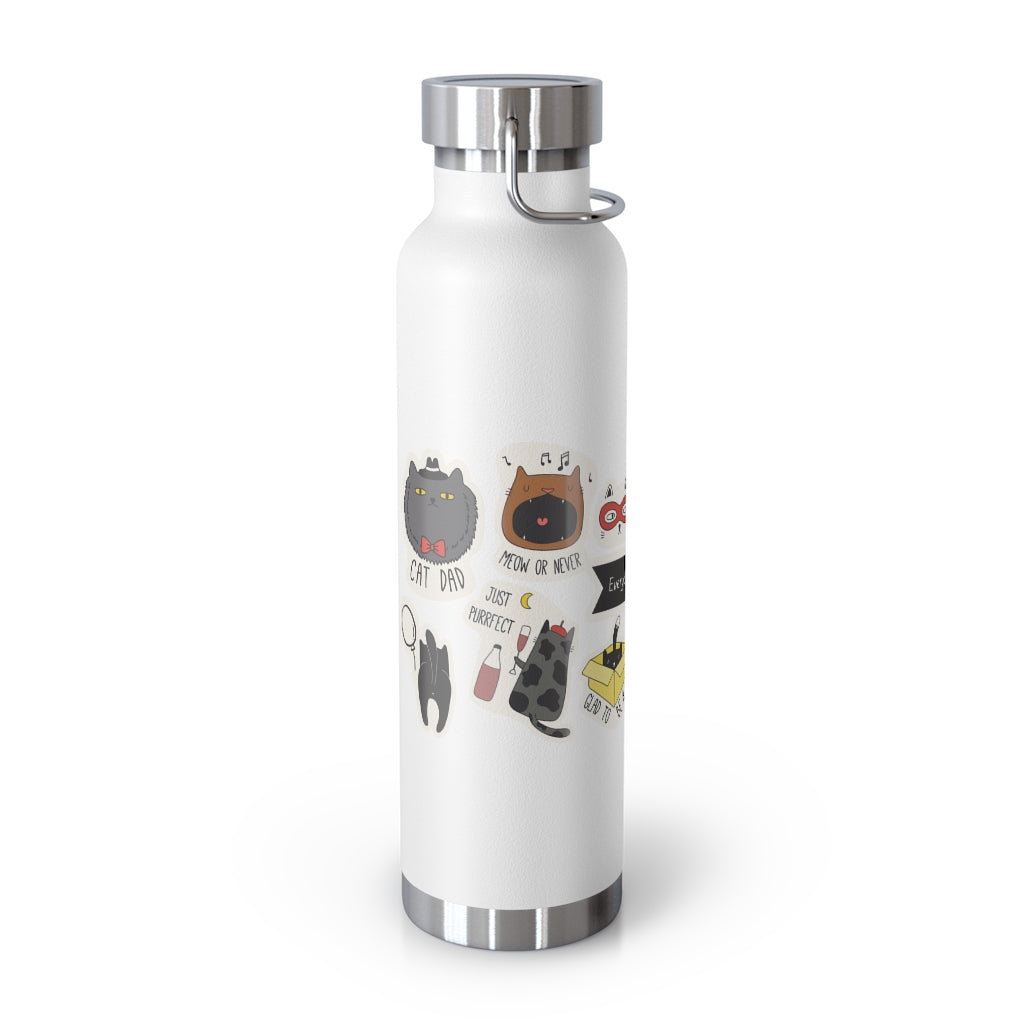 Cat Lover's Thermos Bottle - 22oz