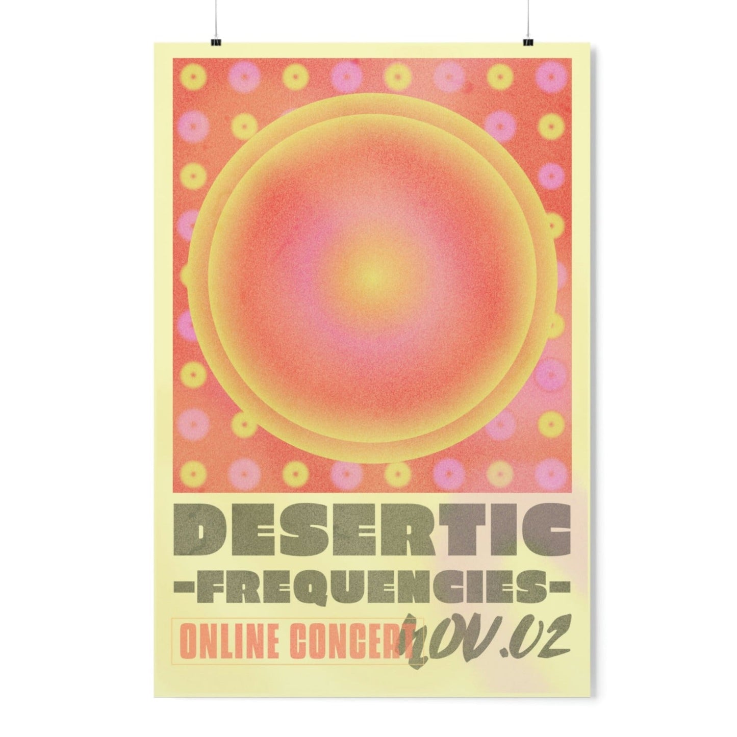 Gradient Poster Concert Experience Online