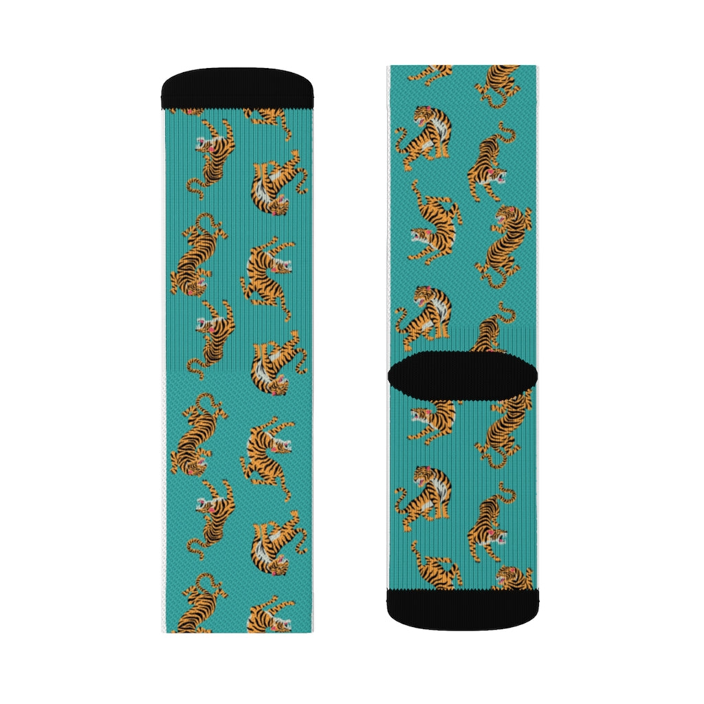 Fun Tiger Novelty Socks