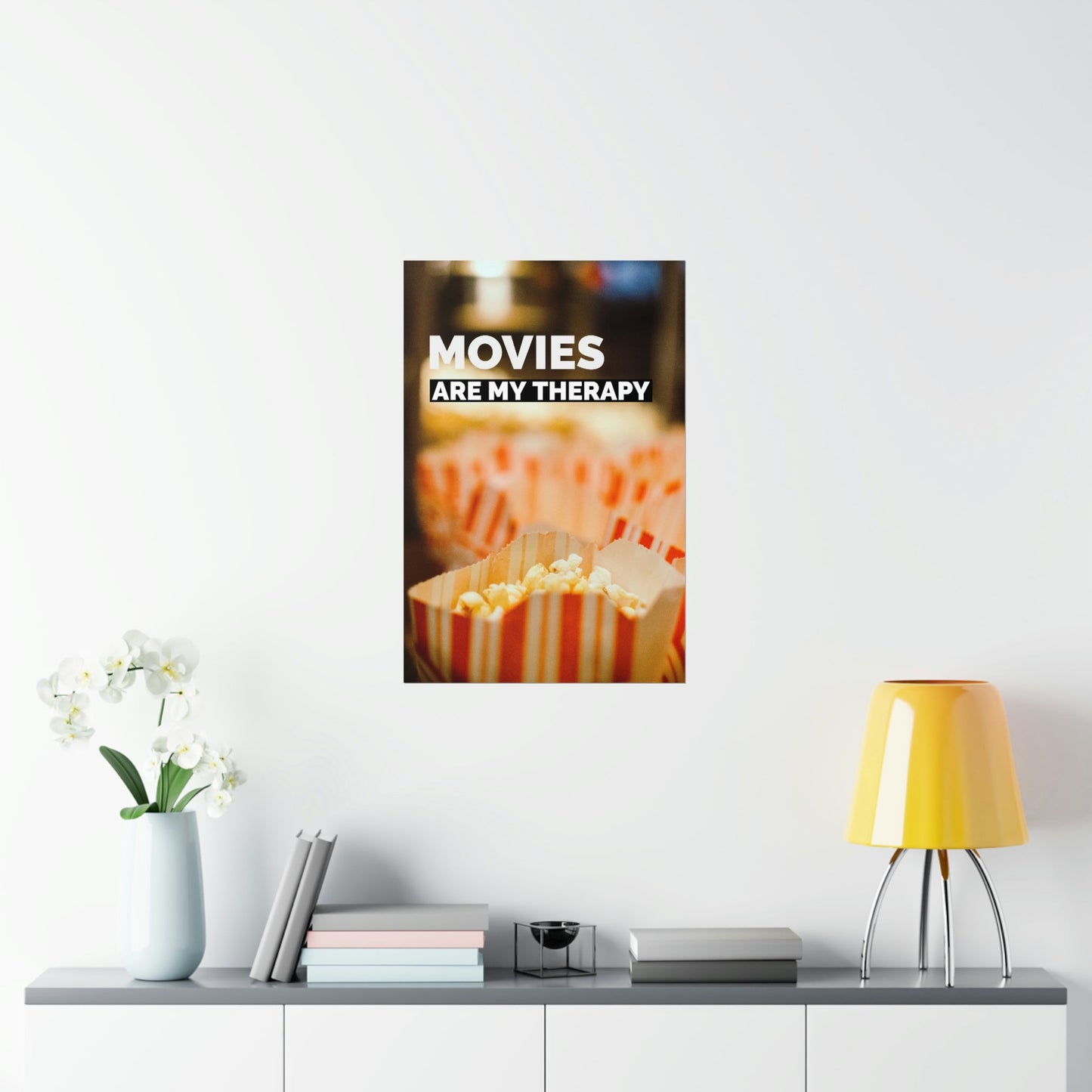 Movie Therapy Poster: A Cure for Your Cinema Addiction