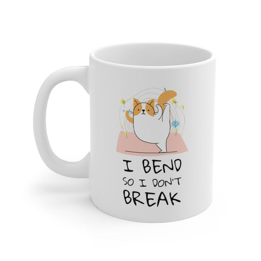 Yoga Pose Feline - I Flex So I Avoid Snapping Mug