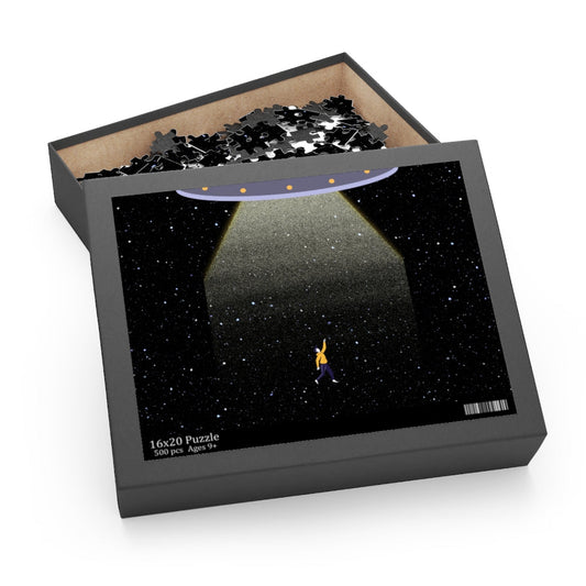 500-Piece Puzzle Featuring Extraterrestrial Kidnapping