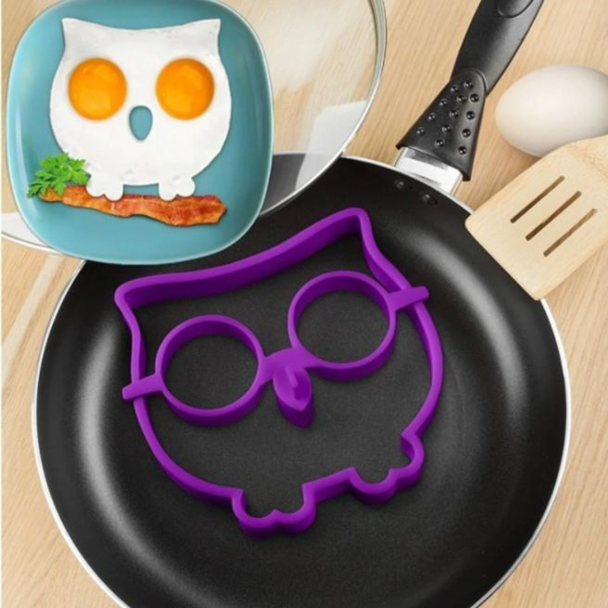 Cartoon Character Egg and Pancake Shaper Set - 6 Piece Collection