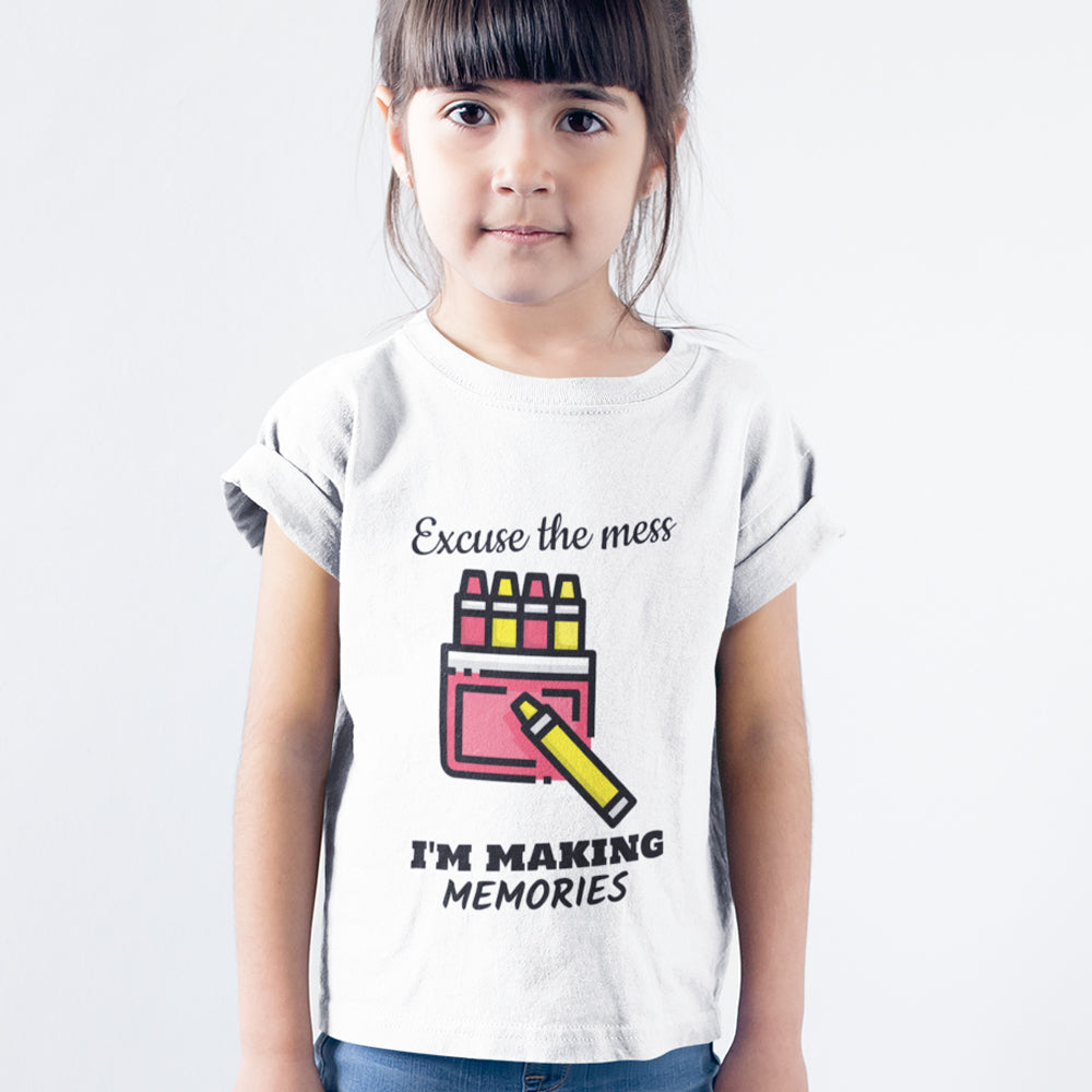 Messy Girls Apology Tee for Kids