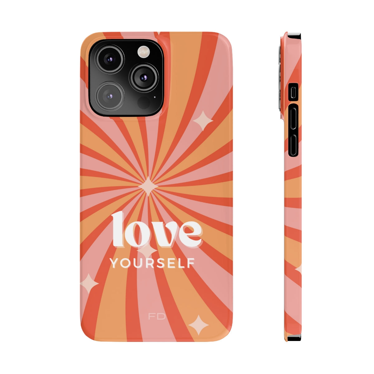 Positive Message iPhone Case for Self-Love and Slim Design