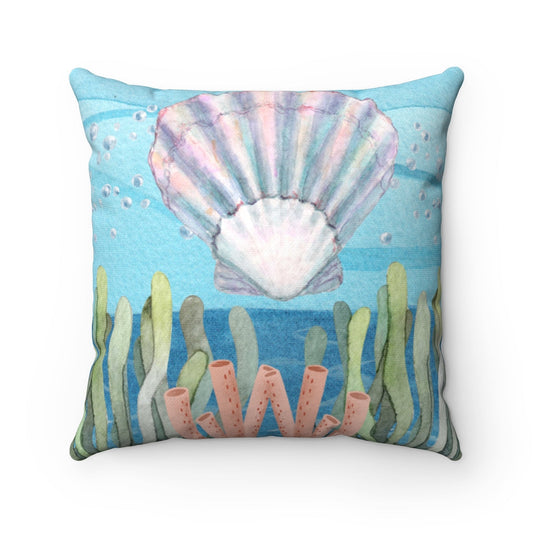 Seashell Patterned Decorative Cushions - Available in 4 Sizes