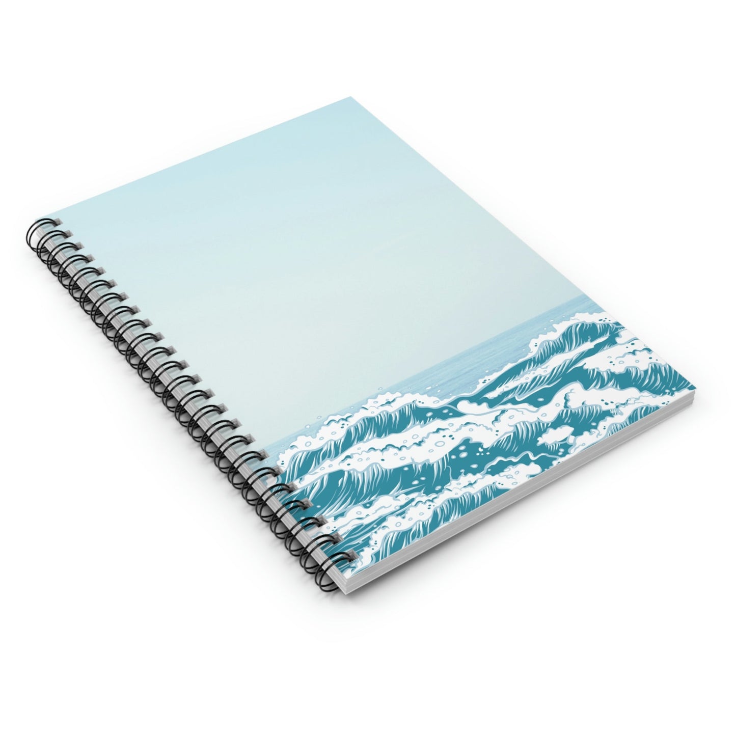 Spiral Bound Notebook for a Relaxing Day at the Beach