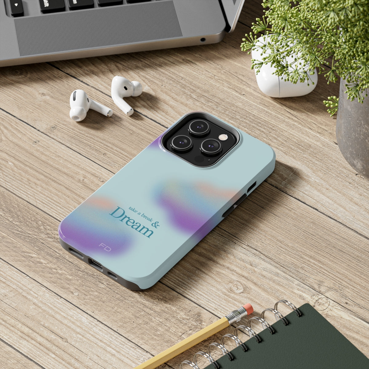 Dreamy Touch Case for iPhone with Wireless Charging: Take a Moment to Relax