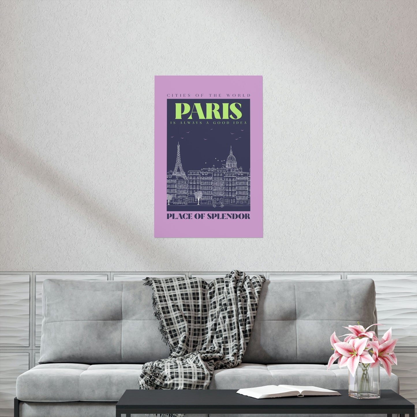Cityscape of Paris Poster