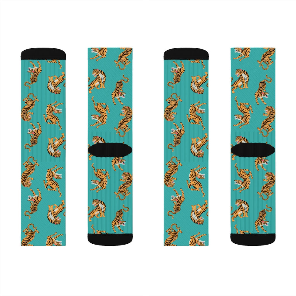 Fun Tiger Novelty Socks