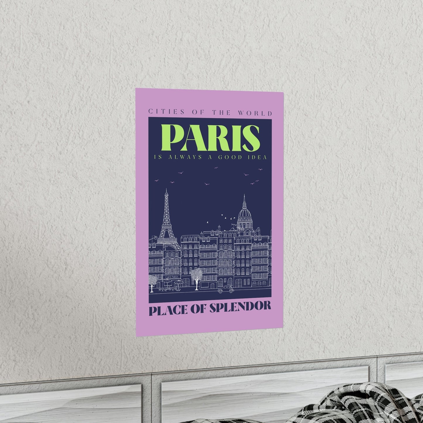 Cityscape of Paris Poster