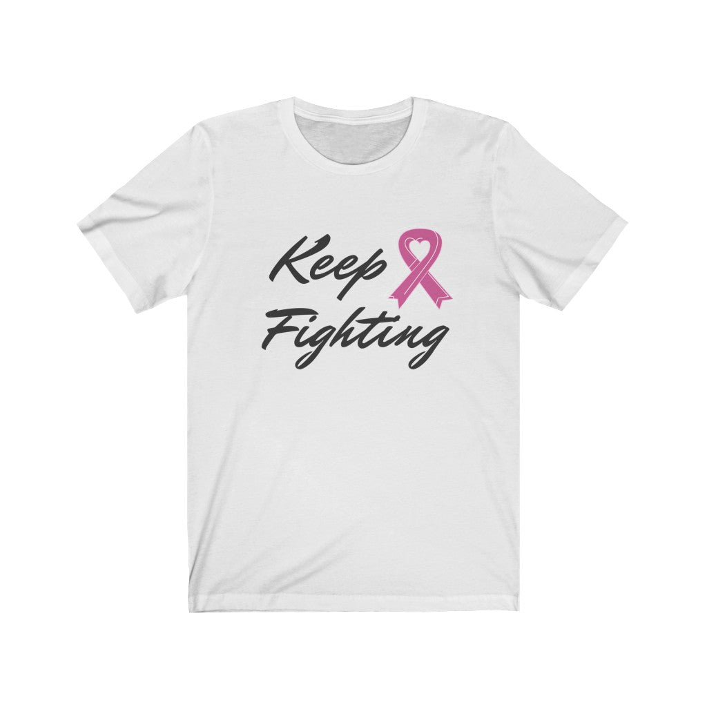 Pink Ribbon Awareness Tee for the Fight Against Cancer