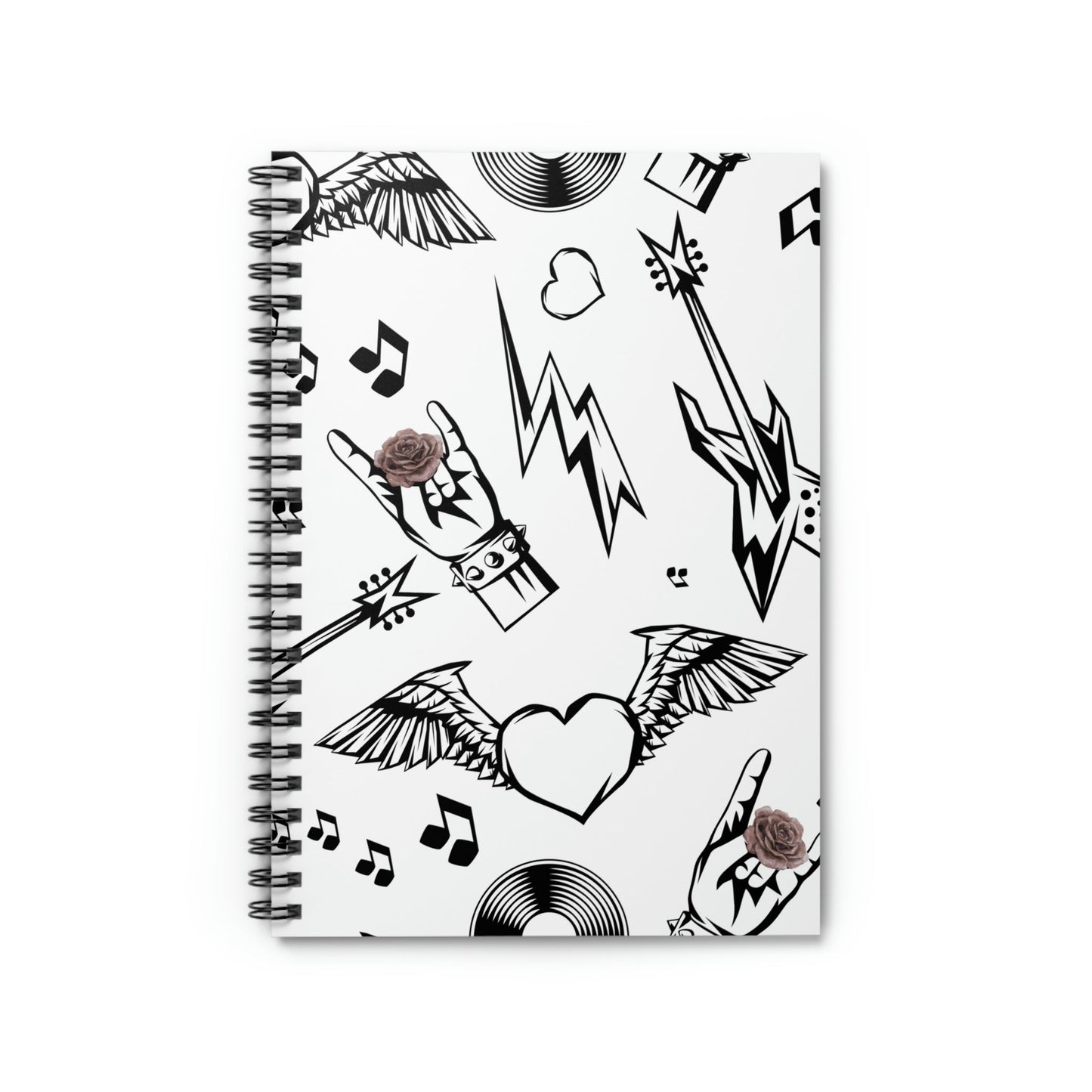 Spiral Notebook - Rock and Blooms