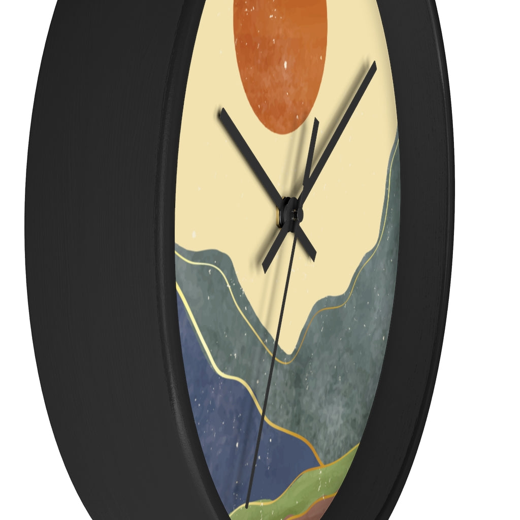 Wall Clock Inspired by the California Sunshine