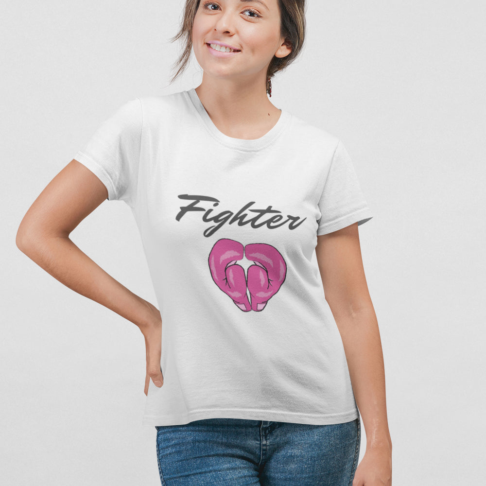 Pink Ribbon Awareness Fighter T-Shirt